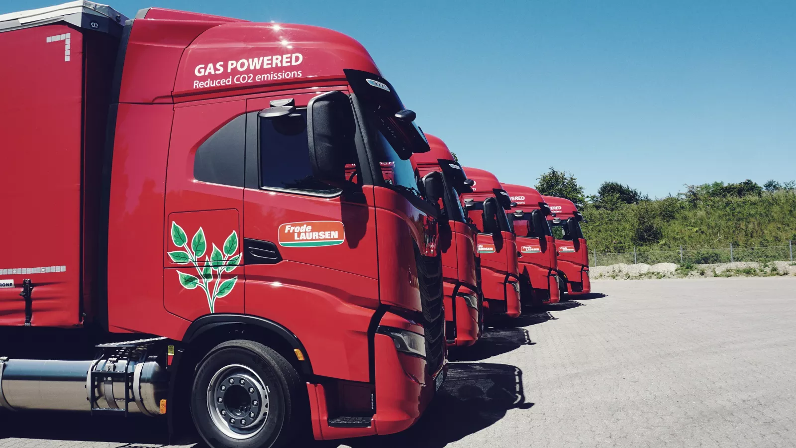 Greener transport with gas-powered trucks! 
